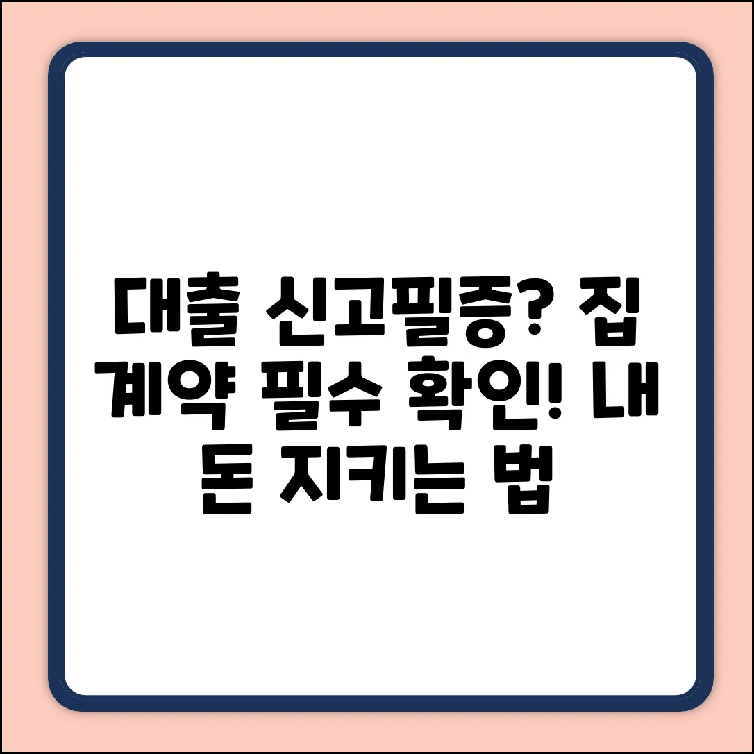 대출 심사, 부동산거래계약 신고필증이 열쇠?