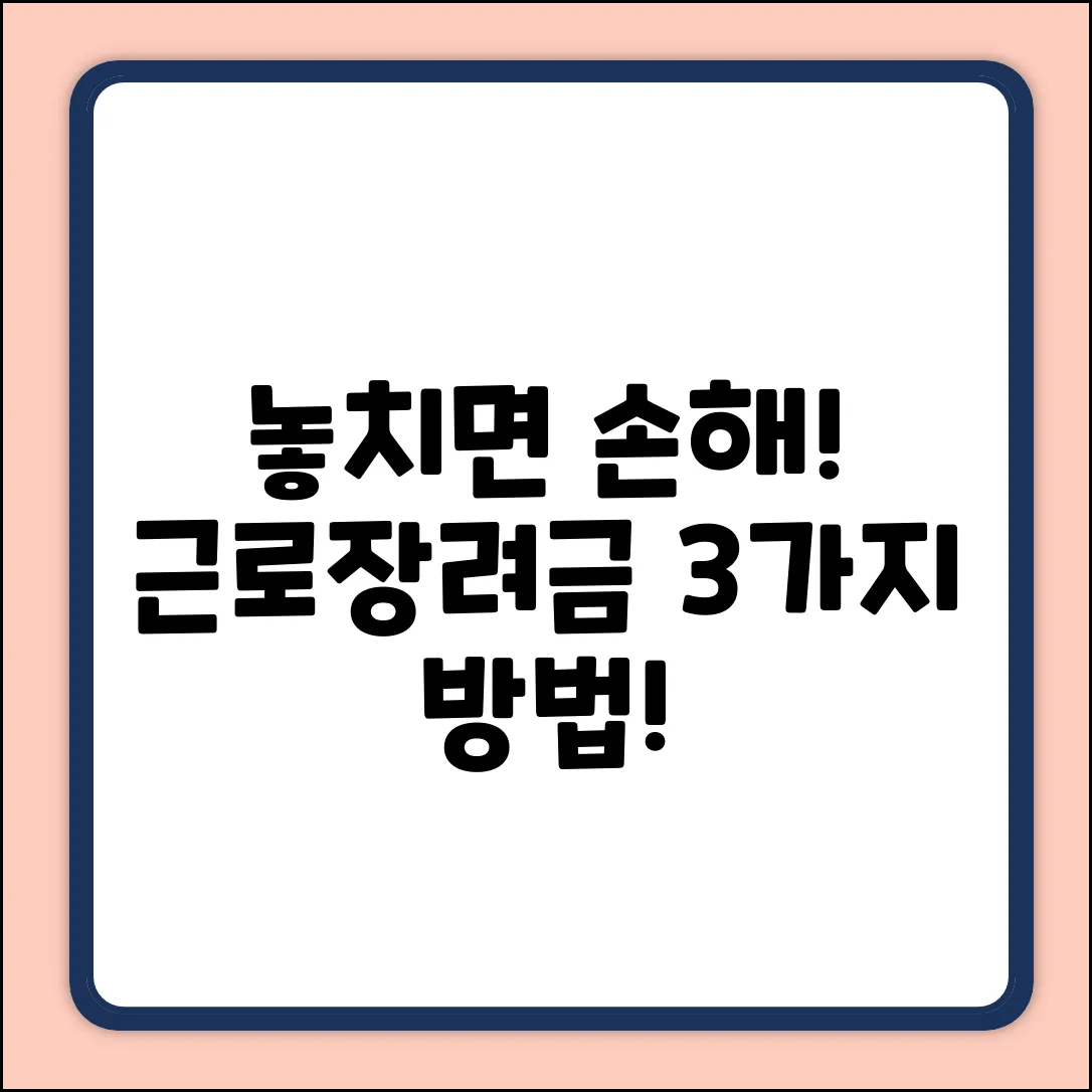 홈텍스 근로장려금 신청, 늦었어도 3가지 방법!