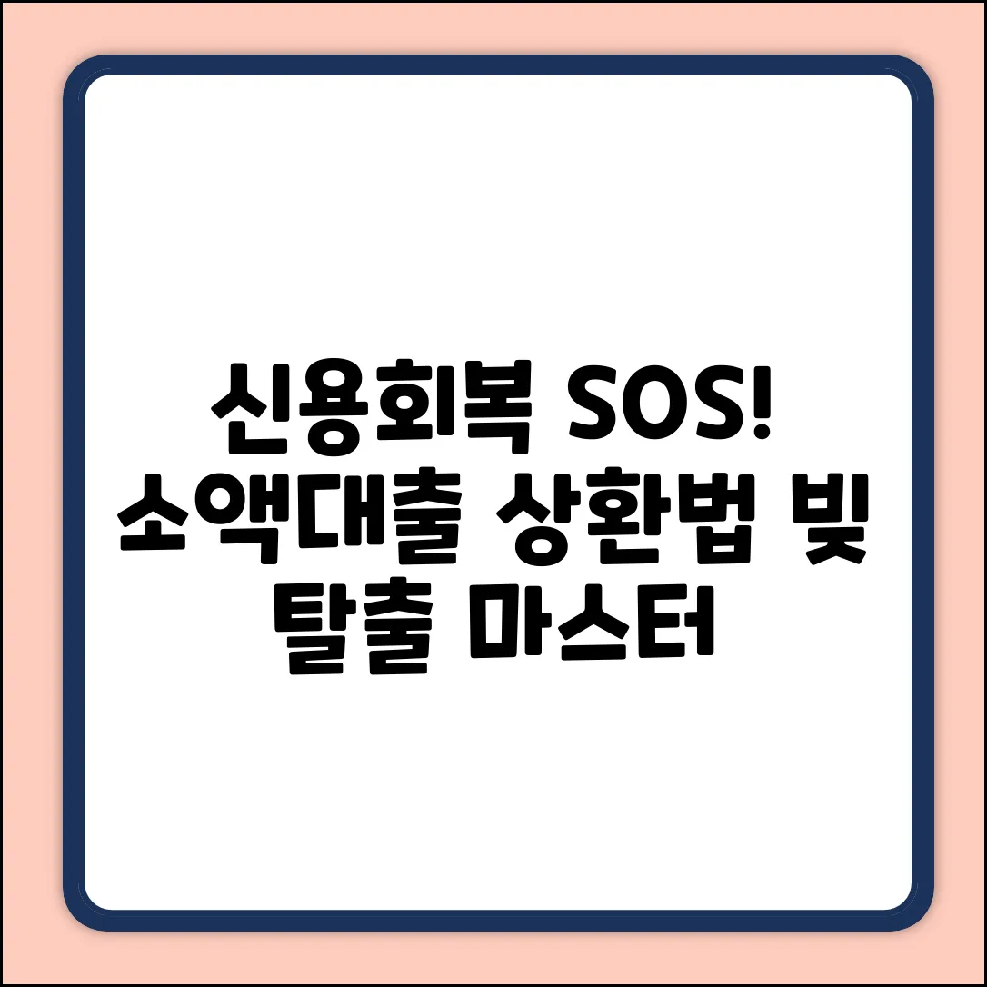 신용회복 소액 대출, 상환 마스터하기