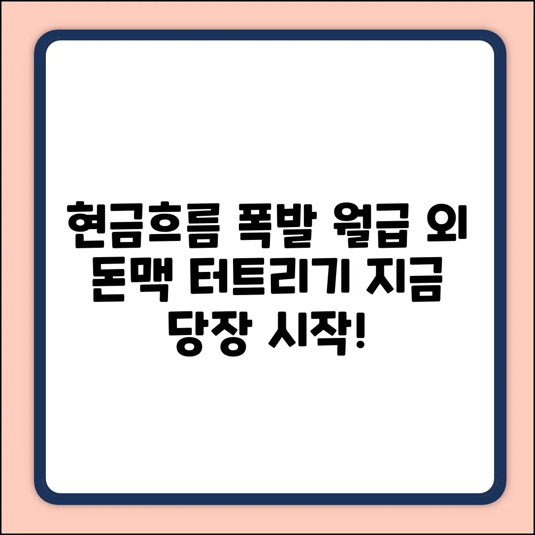 현금흐름 만드는 방법 완벽 가이드