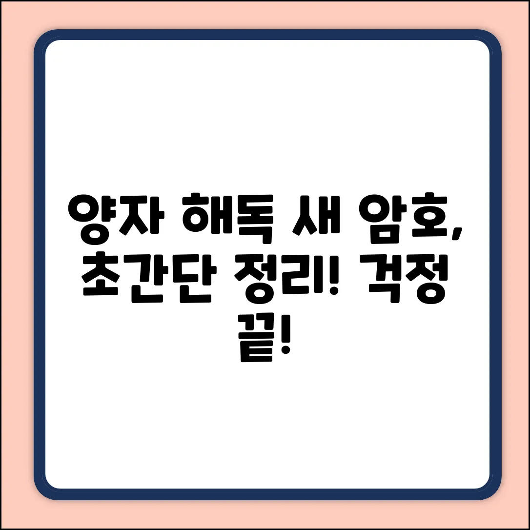 양자 해독 걱정 끝! 새로운 암호, 쉽게 알아볼까요?